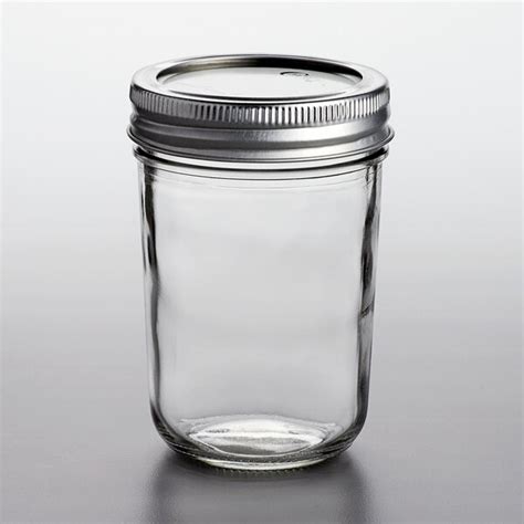 Choice 8 Oz Half Pint Regular Mouth Glass Canningmason Jar With