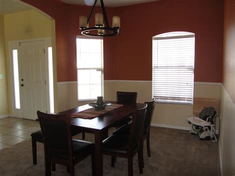 Burnt orange and white are the official colors of the university. Burnt Orange and Cream dining room *Behr Marmalade Glaze and Cracked Wheat *Alta Loma 6-light ...
