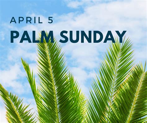 Palm Sunday Passion Sunday