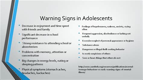 Signs And Symptoms Of Mental Illness In Children