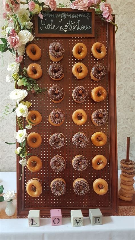 donut wall delight give your guests something different to nibble wedding hire donut