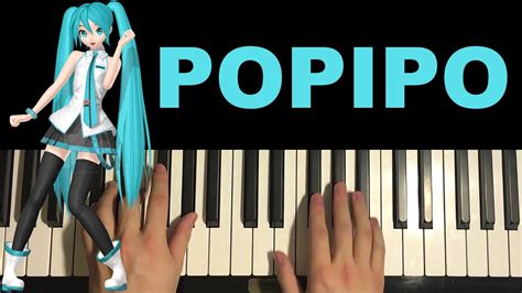 Hatsune Miku Popipo Piano Tutorial Lesson Youtube