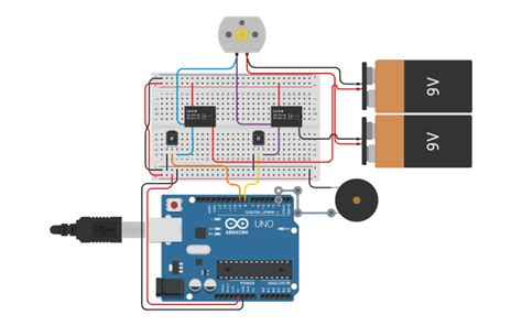 Circuit Design Arduino Controlled Dc Motor With Relays Tinkercad