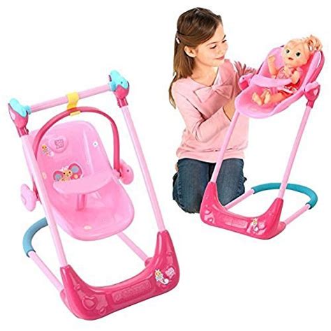 Buy Baby Alive Swing High Chair And Car Seat 3 In 1 Combo Online At