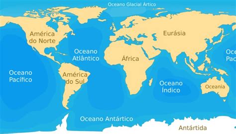 Plano De Aula De Geografia Sobre Os Continentes E Oceanos