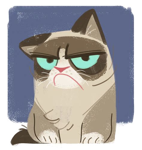 Grumpy Cat Drawing At Getdrawings Free Download