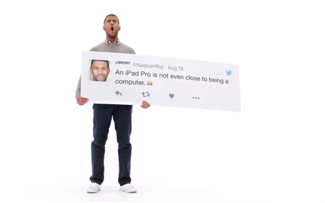 Apple Launches Whimsical Ipad Pro Ad Campaign Based On Pc User Tweets