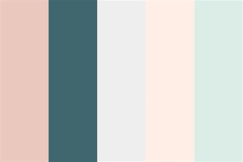 Blush And Green Color Palette