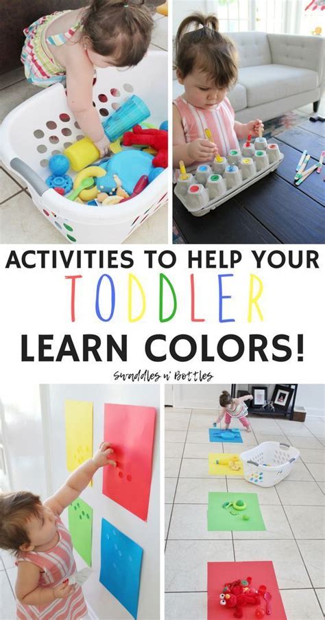 Fun Activities To Help Your Toddler Learn Colors Little Learning
