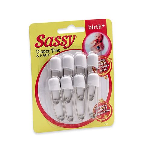 Diaper Pins By Sassy Set Of 8 Bed Bath And Beyond Canada