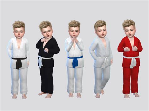 Basic Karate Uniform B By Mclaynesims From Tsr • Sims 4 Downloads