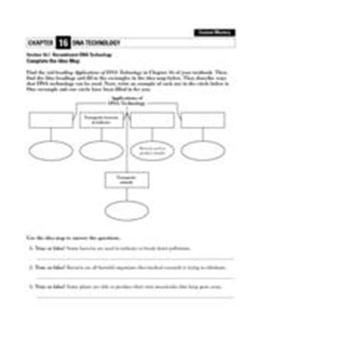 Biology worksheets and vocabulary sets high school. Recombinant DNA Technology 9th - Higher Ed Worksheet ...