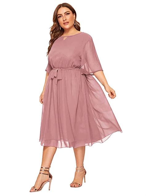 Buy Pink Dresses For Women Plus Size In Stock