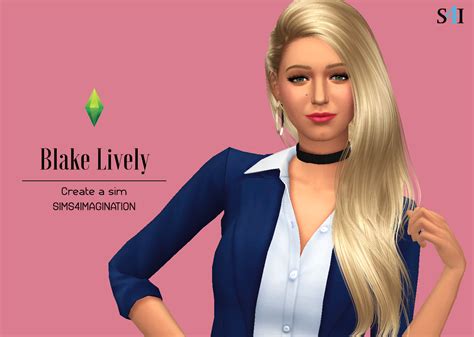 My Sims 4 Cas Blake Lively Imagination Sims 4 Cas