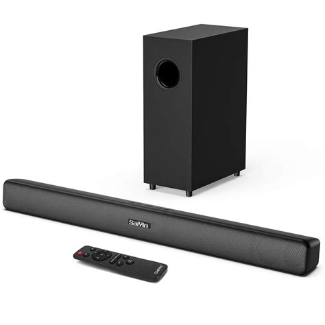 Majority K2 Sound Bar And Wireless Subwoofer 21 Surround Sound With