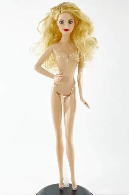 Barbie Doll Nude Model Muse Blue Eyes Long Blonde Hair Fair Skin Red