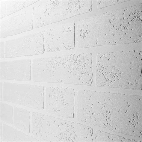 Paintable White Brick Effect Wallpaper Brick Wallpaper Brick Effect