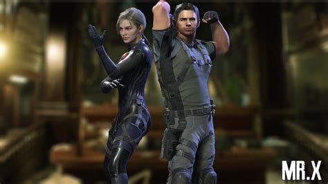 Resident Evil Reverse Jill Valentine And Chris Redfield Re5 Costumes