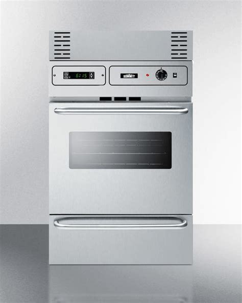 24 Inch Gas Wall Oven In Stainless Steel Ttm7882bkw Good Wine Coolers