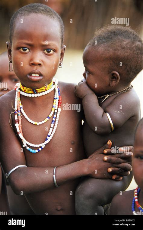 Cute Children Of The Arbore Tribe In The Lower Omo Valley Ethiopia