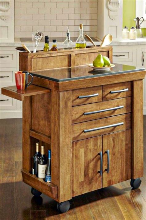 40 Fabulous And Useful Kitchen Island On Wheels Page 5 Of 40