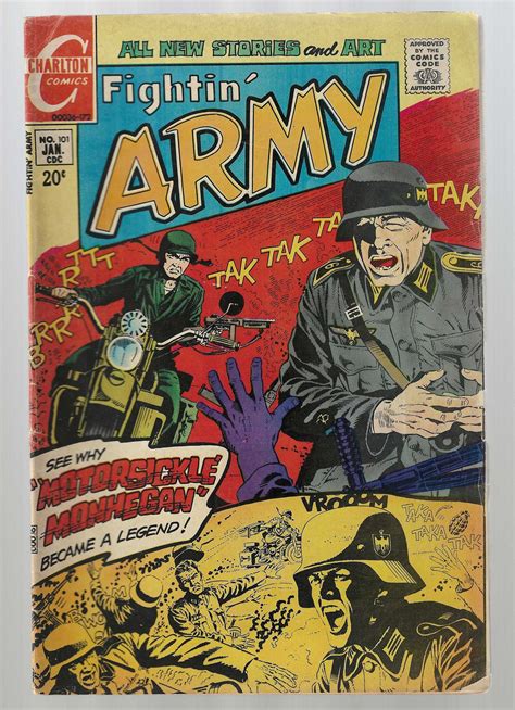 3 1970s Carlton Military Comic Books Attack Fightin Etsy