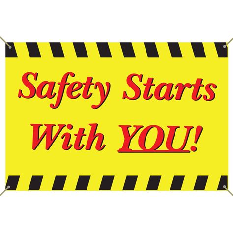 Banners :: Safety Starts With You! Banner