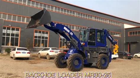 Earth Moving Machine Towable Backhoe 30 25 Mini Backhoe Loader China