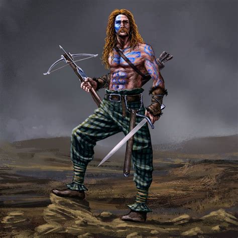 Pictish Warrior By Miguel Ligero Deviantart Com On Deviantart Pictish Warrior Celtic