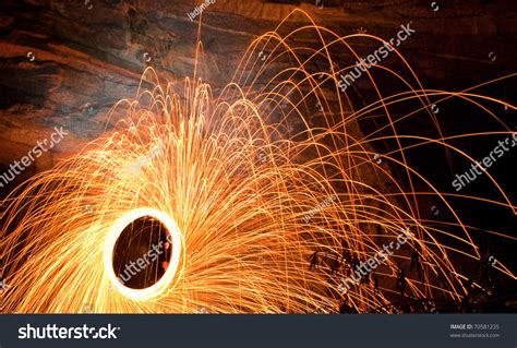 Burning Steel Wool Image Steel Wool Stock Photo 70581235 Shutterstock