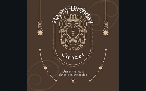 Zodiac Birthday Cards Etsy