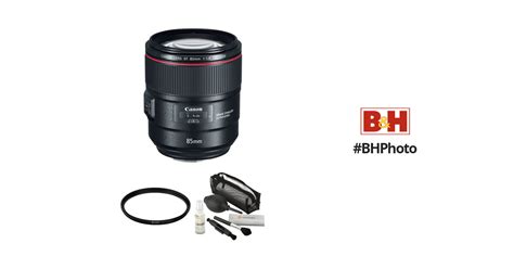 canon ef 85mm f 1 4l is usm lens with accessories kit bandh photo