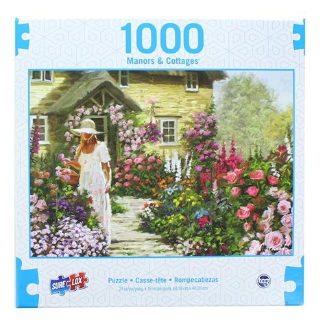 Manors And Cottages 1000 Piece Jigsaw Puzzle Secret Garden