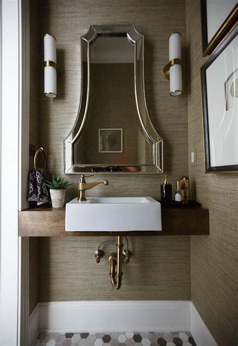 📌 20 Stylish Small Powder Room Design Ideas Bathroom