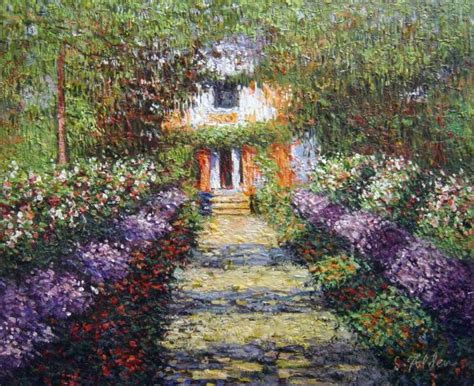 39 famous monet paintings ranked in order of popularity and relevancy. A Pathway In Monet's Garden At Giverny Painting by Claude ...