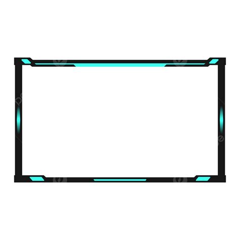 Live Streaming Clipart Hd Png Neon Blue Twitch Live Streaming Overlay