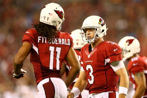 Larry Fitzgerald Carson Palmer Expected To Play For Cardinals Vs