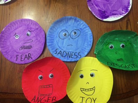 Working Mom Wonders Inside Out Emotions Craft
