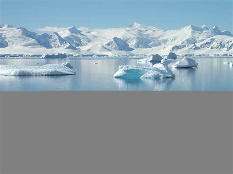 Wallpaper Lake Iceberg Glaciers Fjord Arctic Spring Freezing