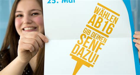 Kampagne fürs Wählen ab 16 gestartet: Beteiligungsportal Baden