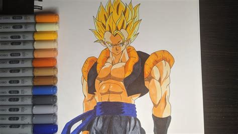 Speed drawing of gogeta(the fusion between goku and vegeta) in ultra instinct form, from the anime dragon ball super for. Drawing Gogeta from fusion reborn - YouTube