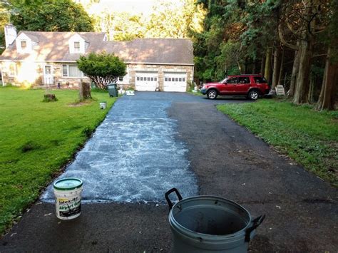 Water should never pond on the surface or next to the driveway where it will seep underneath to weaken the soil or cause frost heaving. Sealing a worn asphalt driveway - Part 5 - Sealing - Chris Mendla's Corner #doityourself #frugal ...