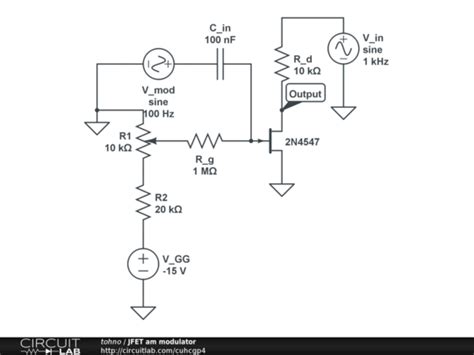 Amplitude Modulation Modulator Circuit Circuit Diagram
