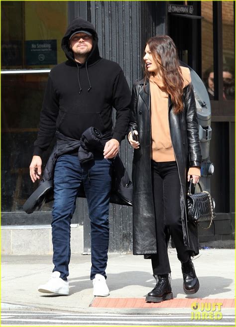Leonardo Dicaprios Girlfriend Camila Morrone Walks With Her Hand In