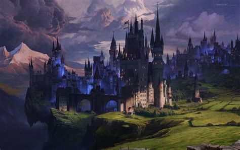 15 Astonishing Beautiful Fantasy Castle Wallpapers