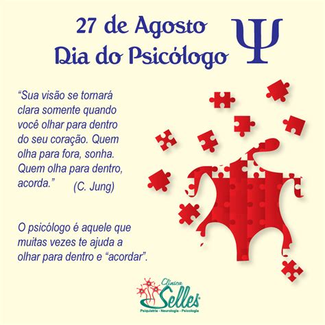 O dia do psicólogo é celebrado todos os anos no dia 27 de agosto. 27/agosto - Feliz Dia do Psicólogo! | Clinica Selles ...