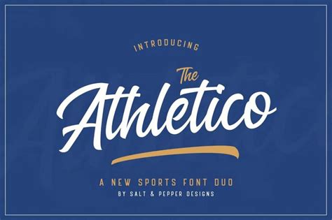 Athletico Baseball Cursive Font Design Shack