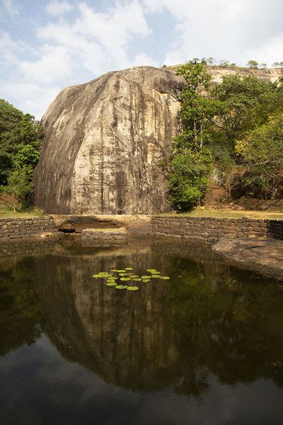 Octagonal Pond At The Foot Of Sigiriya Rock Sigiriya Travel Story