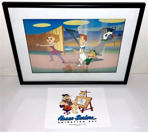 Hanna Barbera Cel The Jetsons 1980 S Original Production Rare Animation Art Cell For Sale