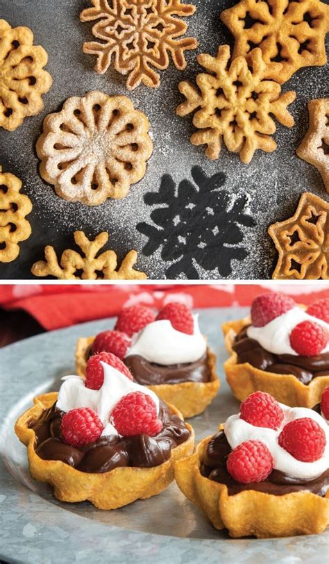 Eatsmarter has over 80,000 healthy & delicious recipes online. Swedish Rosette and Timbale Set | Baking desserts cookies ...